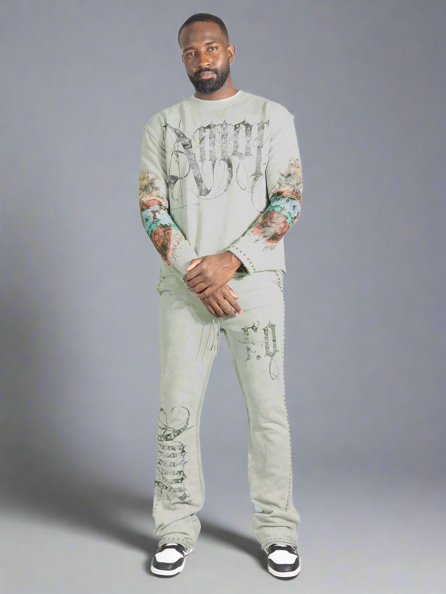 ست هودی تله و صحرایی F5725 - مشکی