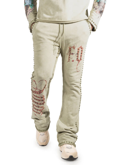 Set | F4226 Amor Jogging Set - KHAKI