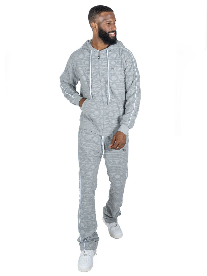 ست هودی تله و صحرایی F5725 - مشکی