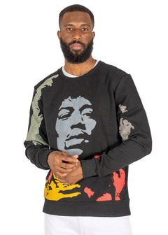 F4789 Hendrix 2024 Crewneck Sweatshirt - Black