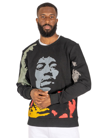 F4789 Hendrix 2024 Crewneck Sweatshirt - Black