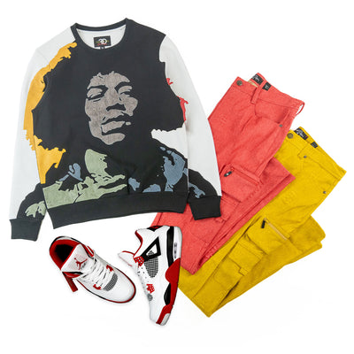 F4789 Hendrix 2024 Crewneck Sweatshirt - White