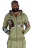 F5159 Frost Blow Hoodie - Olive
