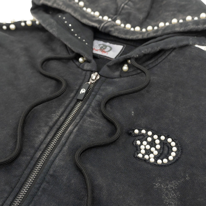 F5725 Frost Pakute &amp; Aaye Hoodie Ṣeto - Dudu