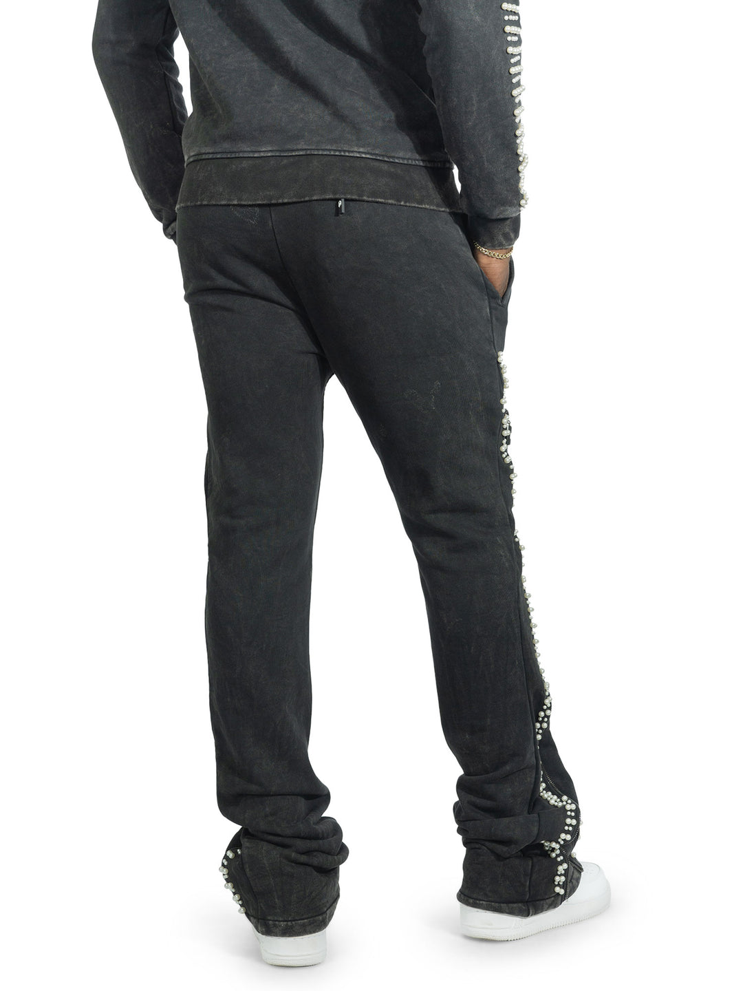 F5725 Frost Pakute &amp; Aaye Hoodie Ṣeto - Dudu