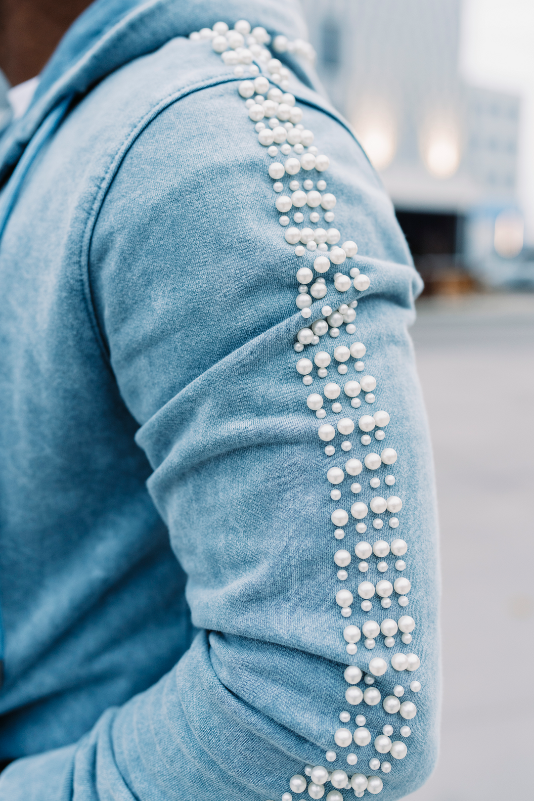 Set | F5245 Blind Faith Hoodie Set - Blue