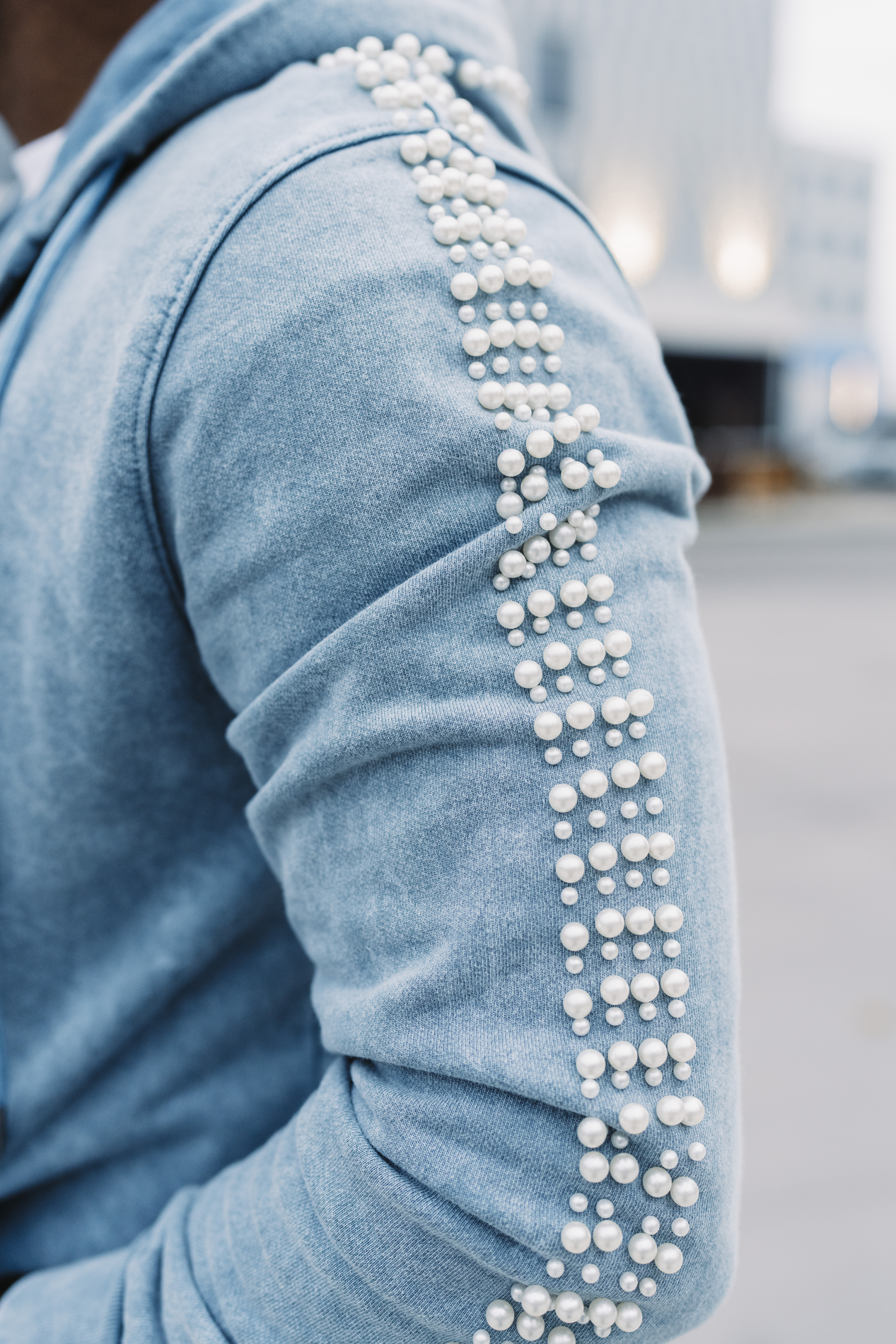 Set | F5245 Blind Faith Hoodie Set - Blue