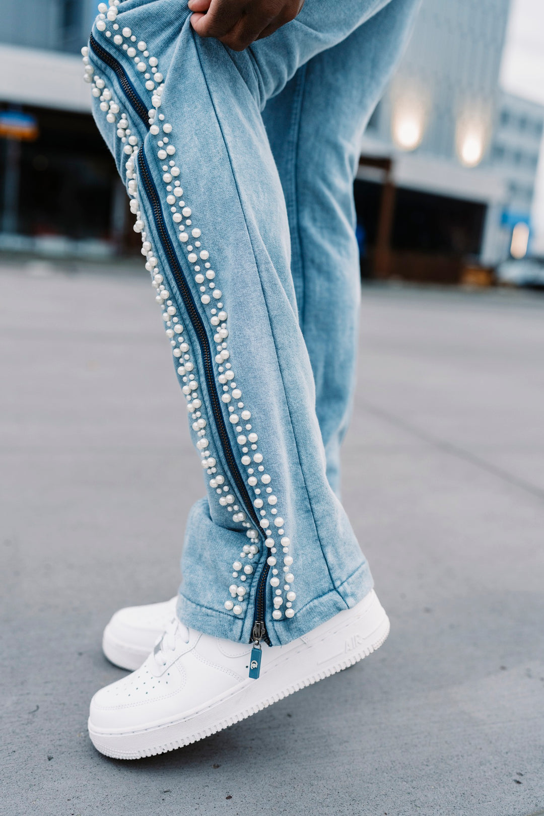 Set | F5245 Blind Faith Hoodie Set - Blue