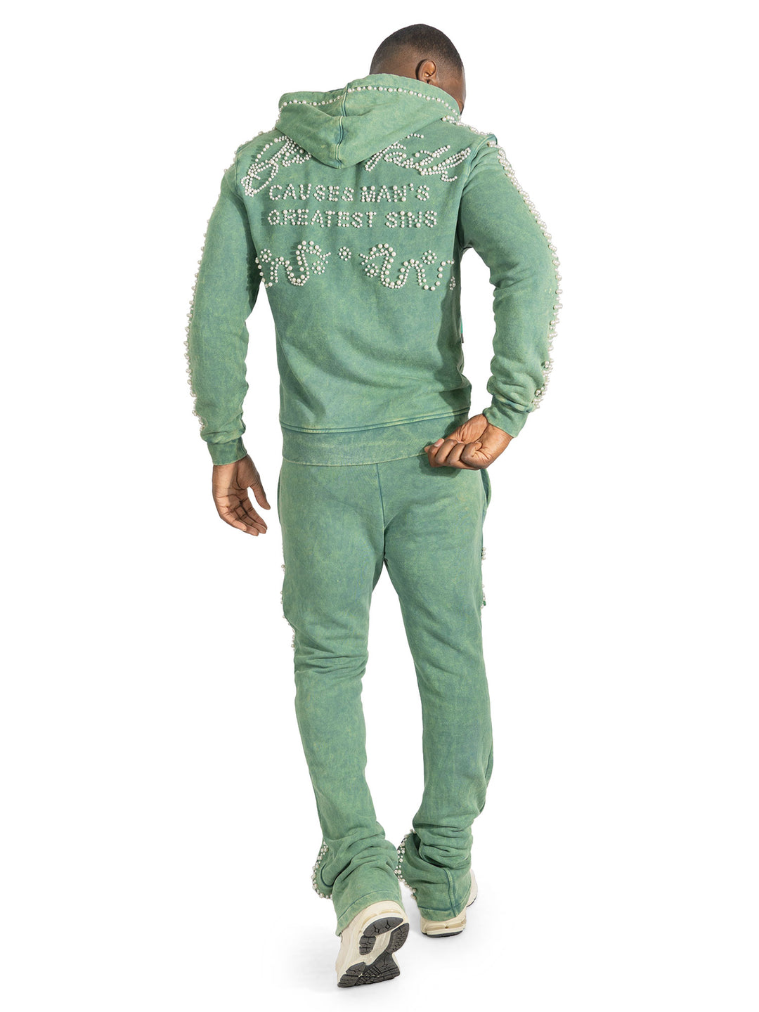Set | F5245 Blind Faith Hoodie Set - Green