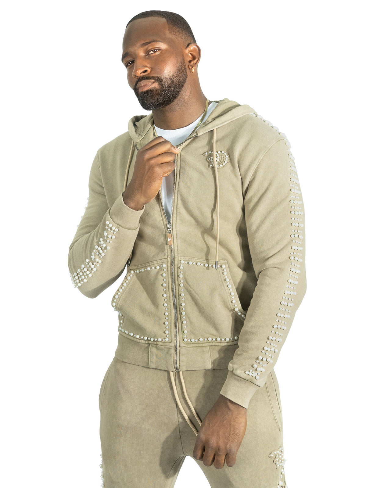 F5245 Blind Faith Hoodie Set - Mocha