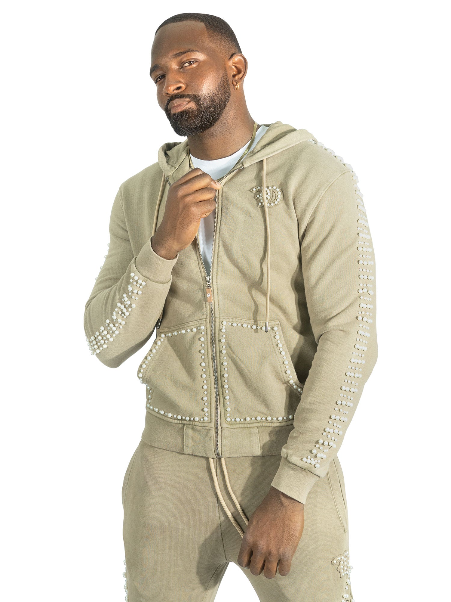 F5245 Blind Faith Hoodie Set - Mocha
