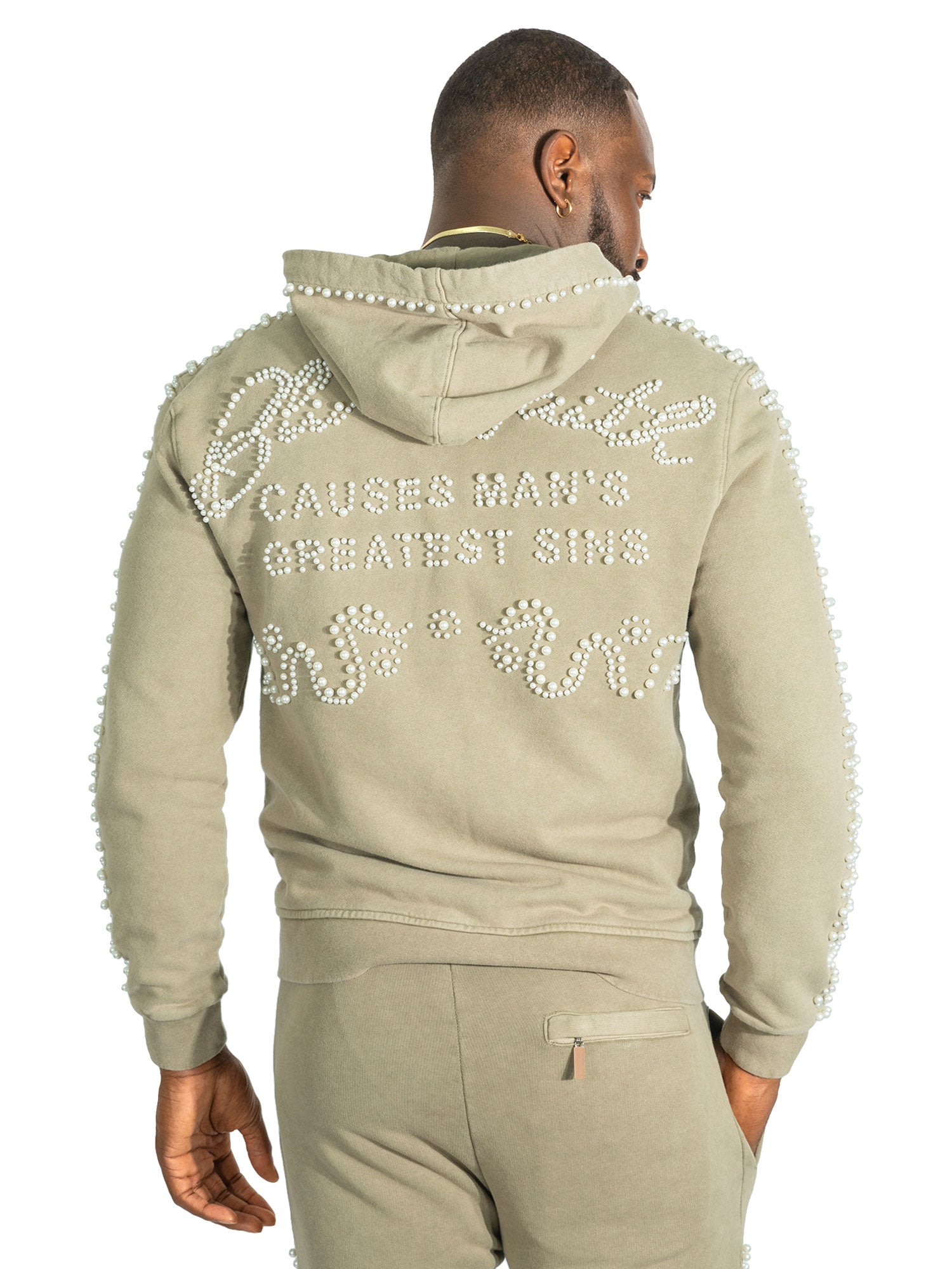 F5245 Blind Faith Hoodie Set - Mocha