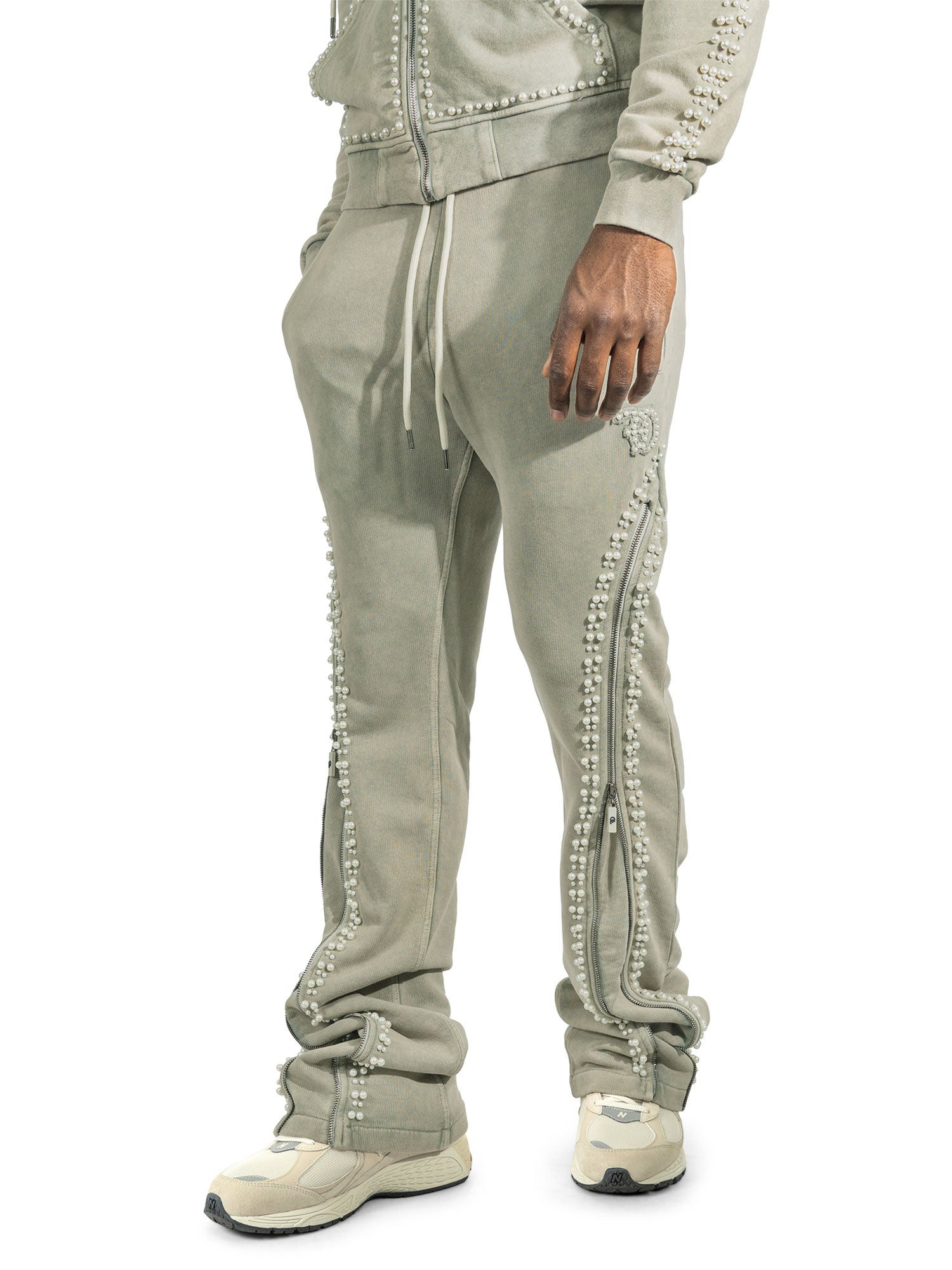 F5725 Frost Pakute &amp; Aaye Hoodie Ṣeto - Dudu
