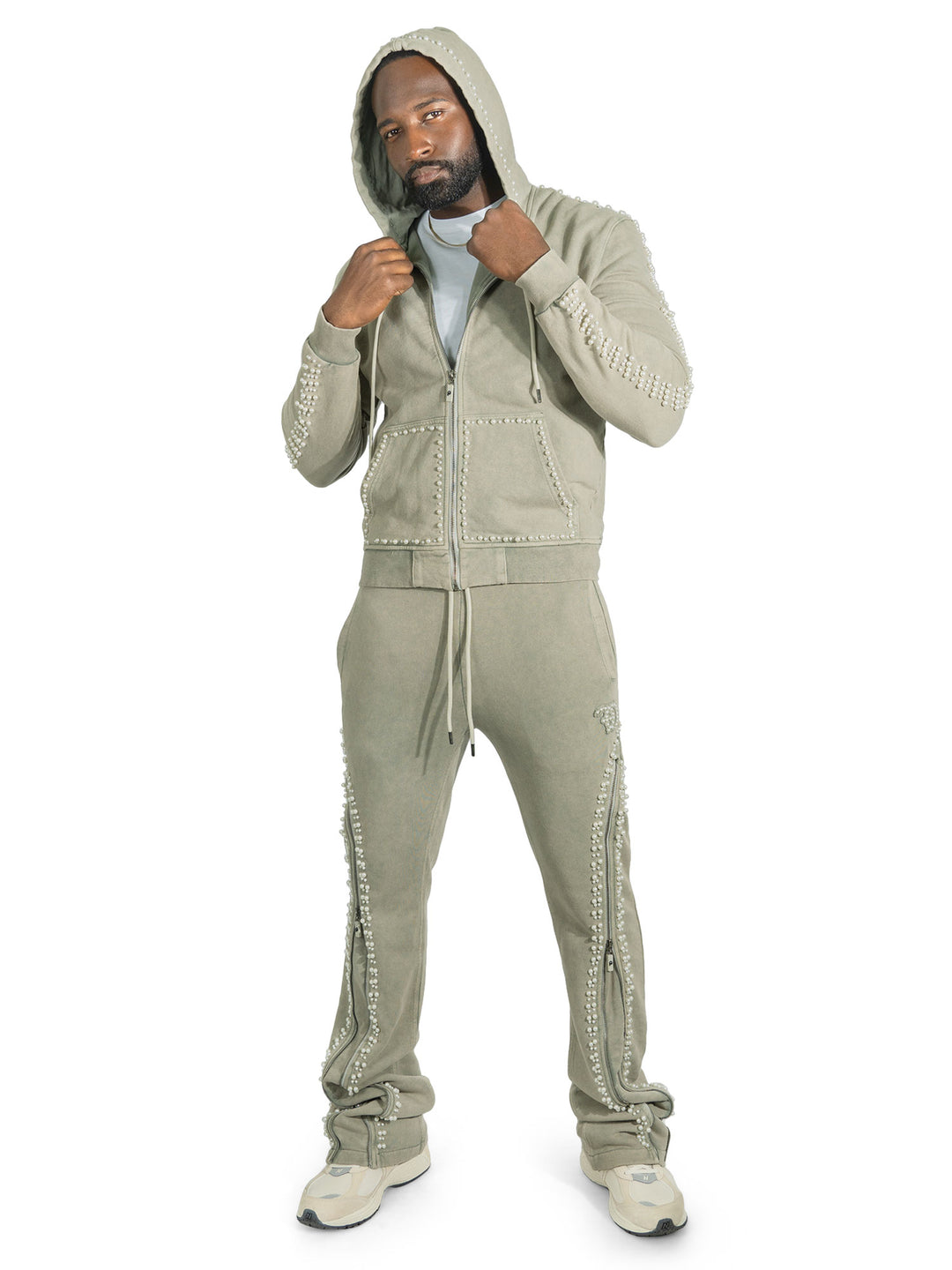 Set | F5245 Blind Faith Hoodie Set - Oat