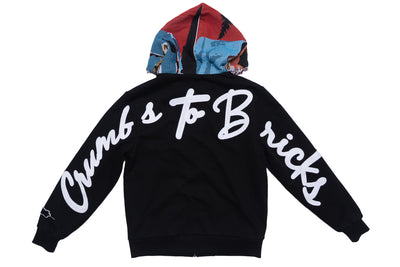 F5628 World is Yours Hoodie - Black