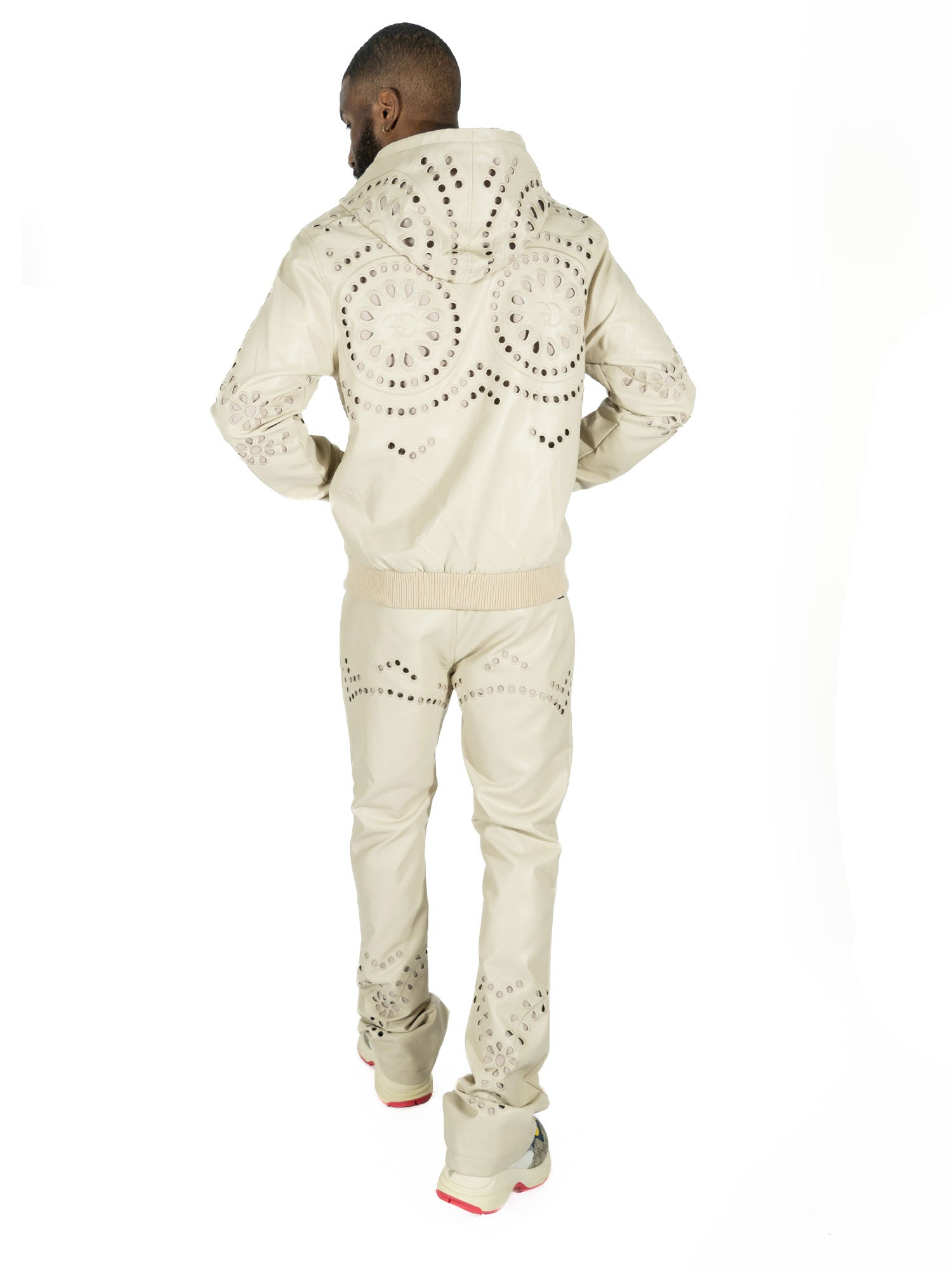 F5725 Frost Pakute & Aaye Hoodie Ṣeto - Dudu