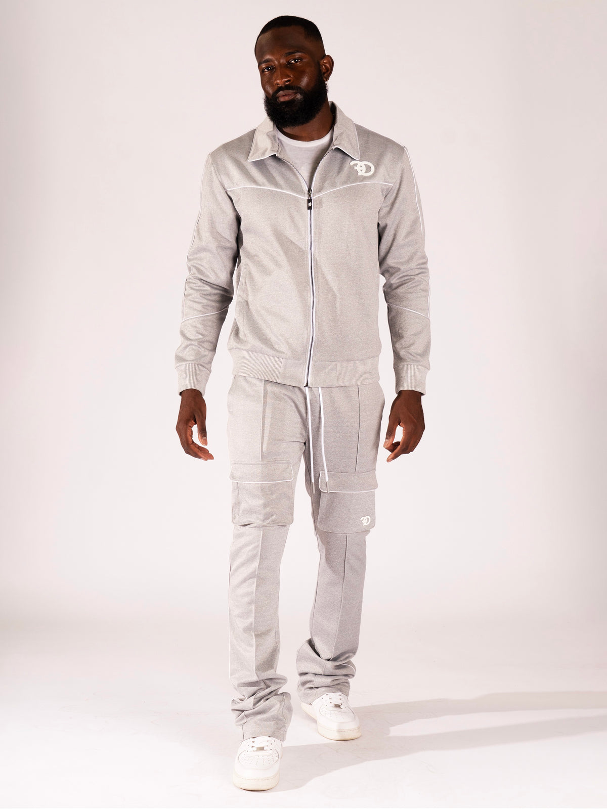 Makobi F6770 Romo Track Pants in Gray, view 5