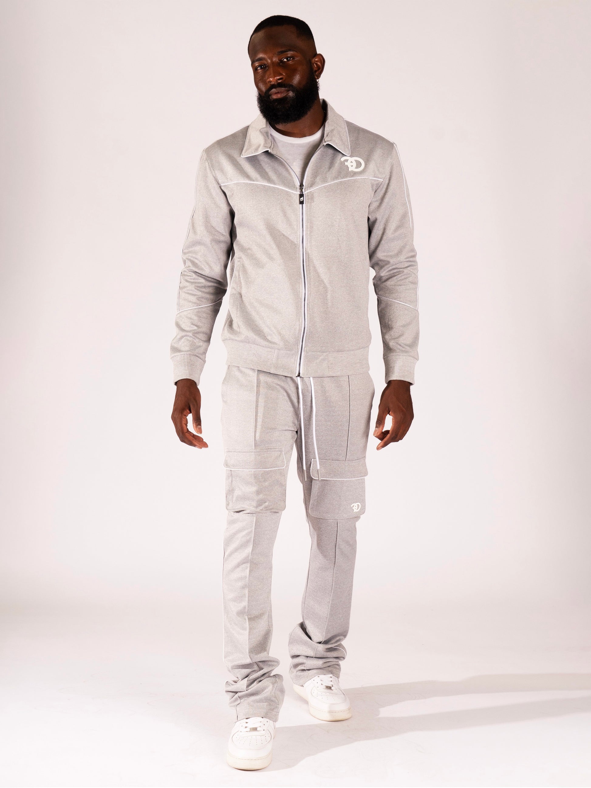 Makobi F6770 Romo Track Pants in Gray, view 5