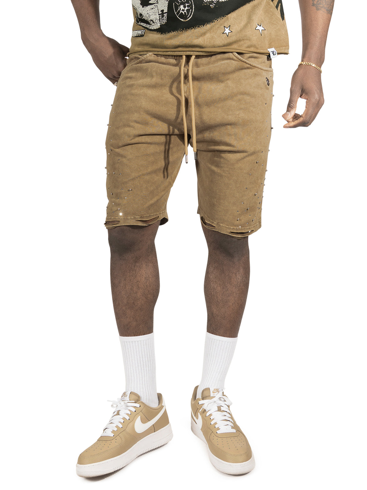 F616 Nuovo Reesh Shorts - Mocha