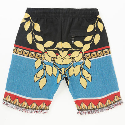 F617 The Saint Tapestry Shorts - Black