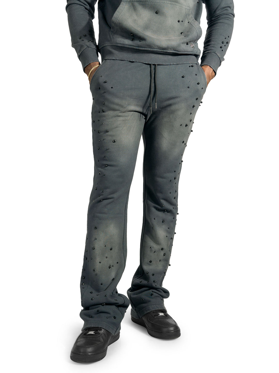 Set | F187 Bellucci Hoodie Set - Black