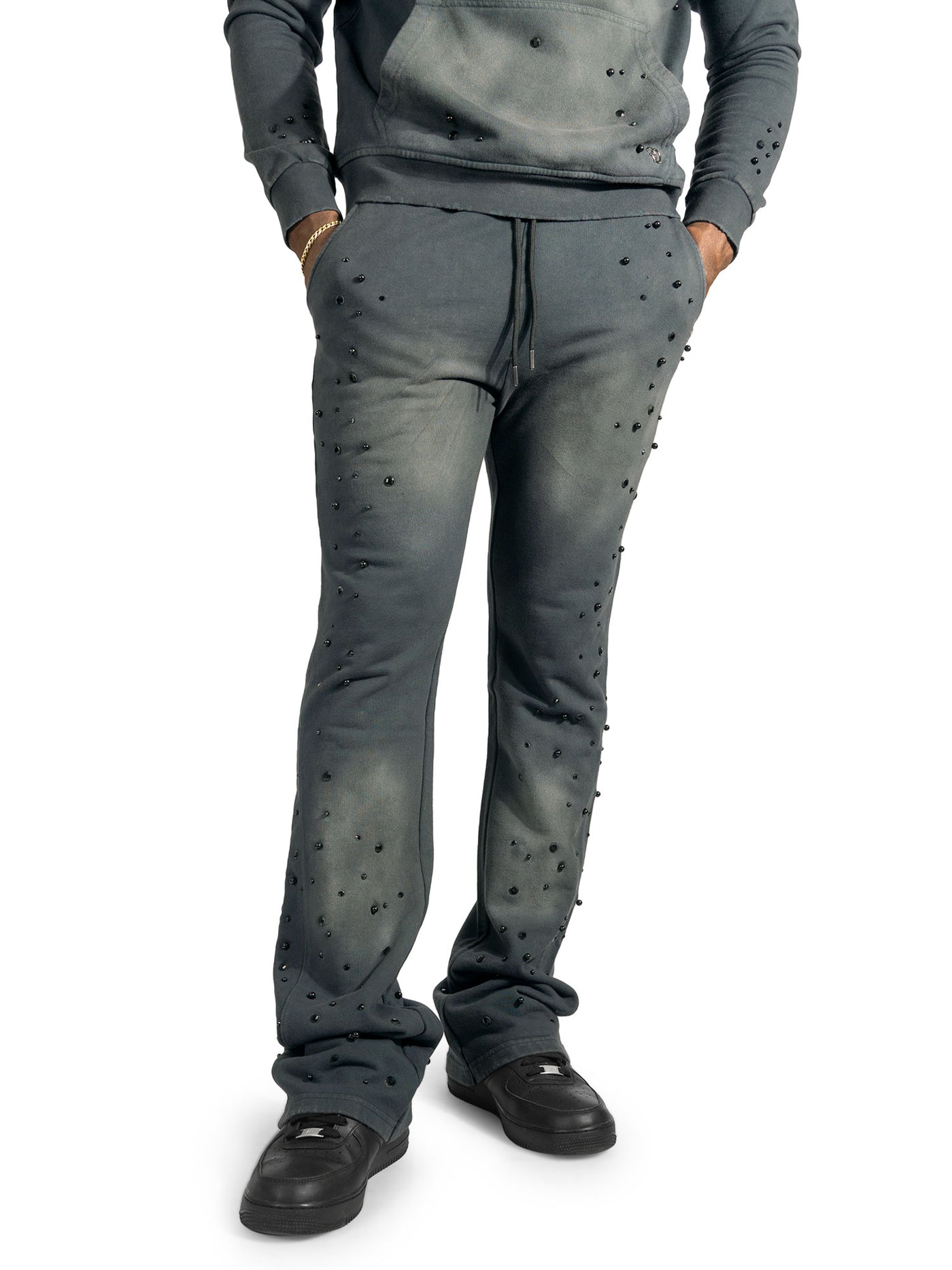 Set | F187 Bellucci Hoodie Set - Black