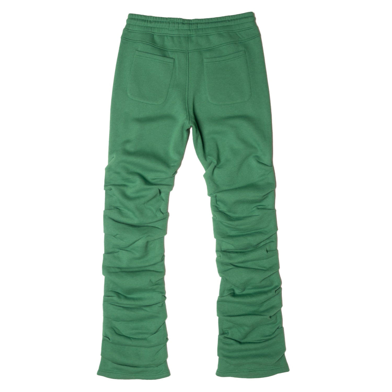 Makobi F6220 Malik Stacked Sweatpants in Green, view 6