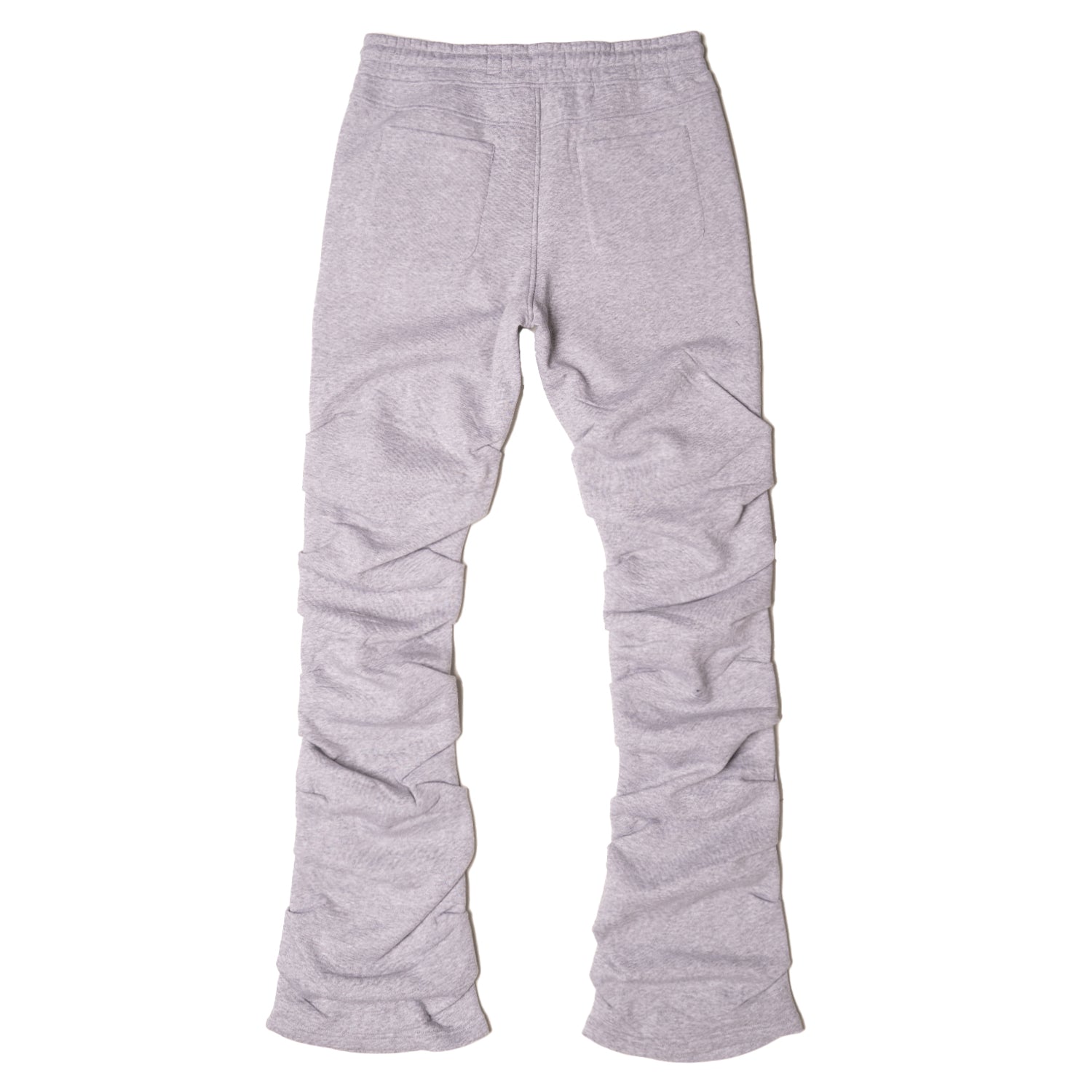 Makobi F6220 Malik Stacked Sweatpants in Gray, view 6