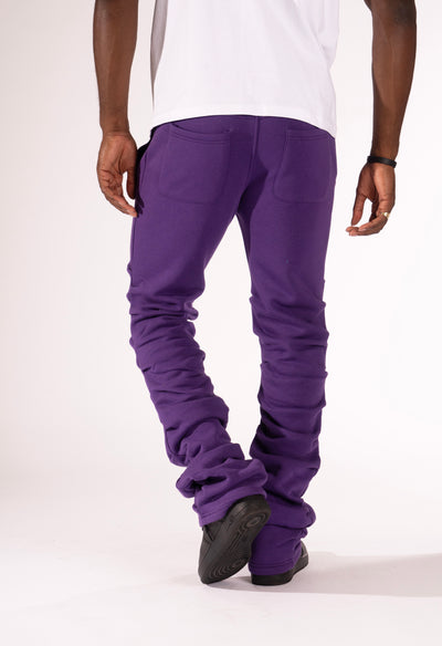 F6220 Malik Stacked Sweatpants - Purple