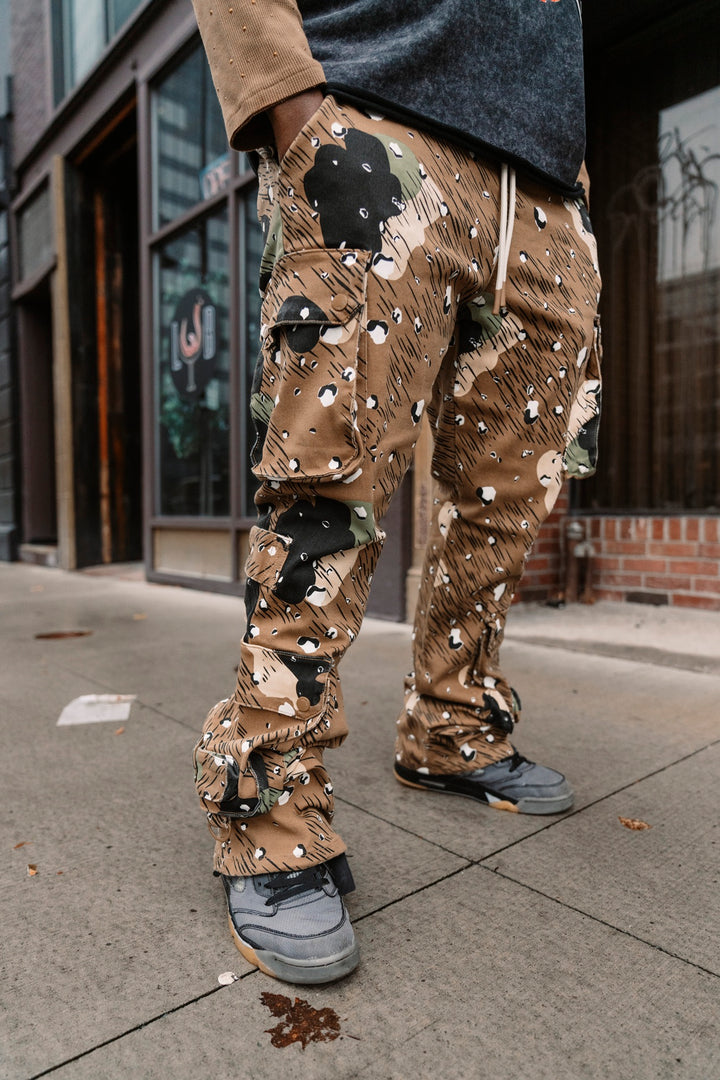 F6225 Desert Cargo Pants - Desert Camo