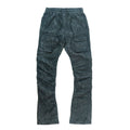 Makobi F6464 Monico Nylon Stacked Pants in Black