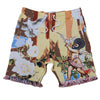 F665 Angel Tapestry Shorts - Natural