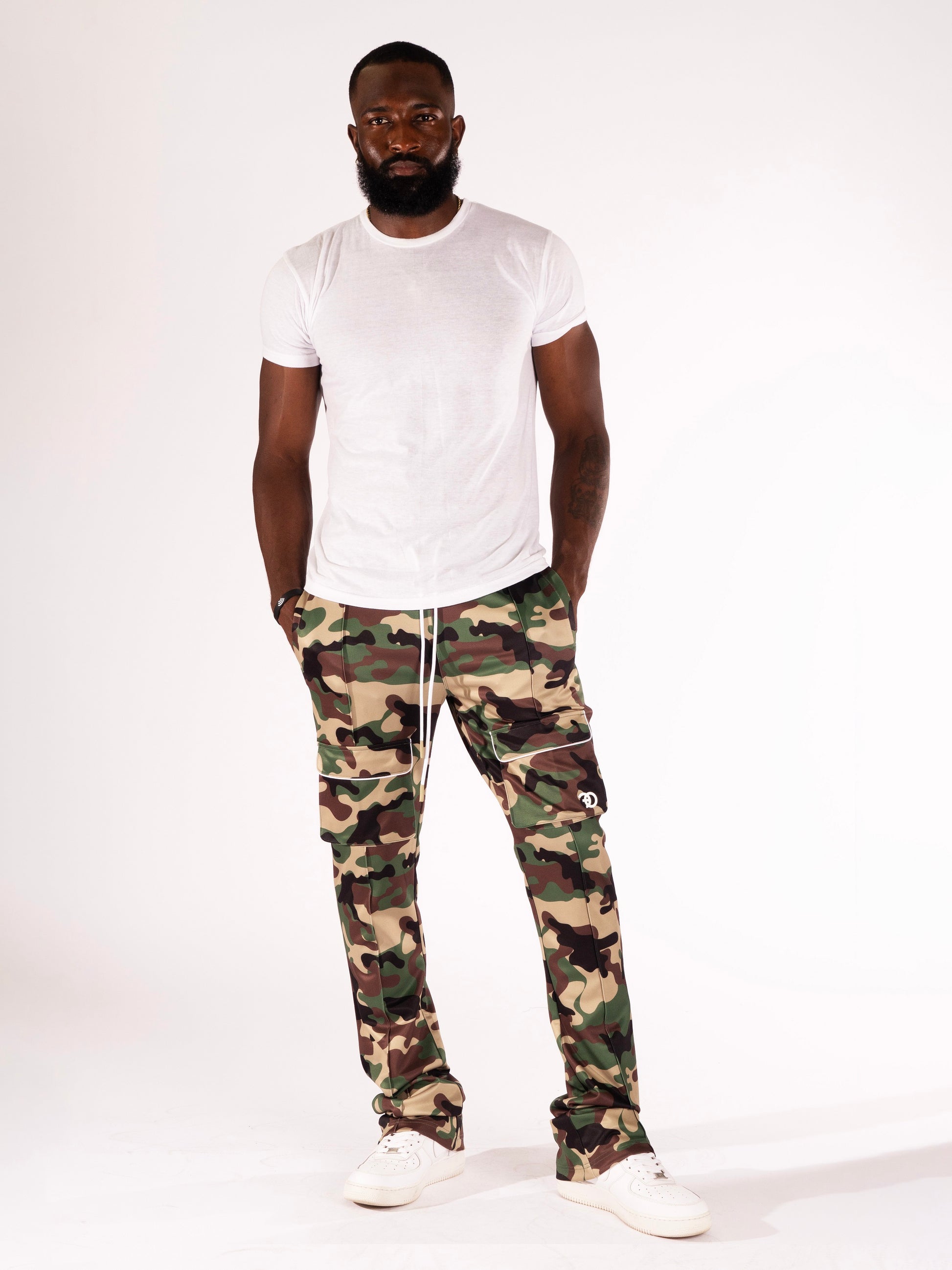 Makobi F6770 Romo Track Pants in Army, view 5