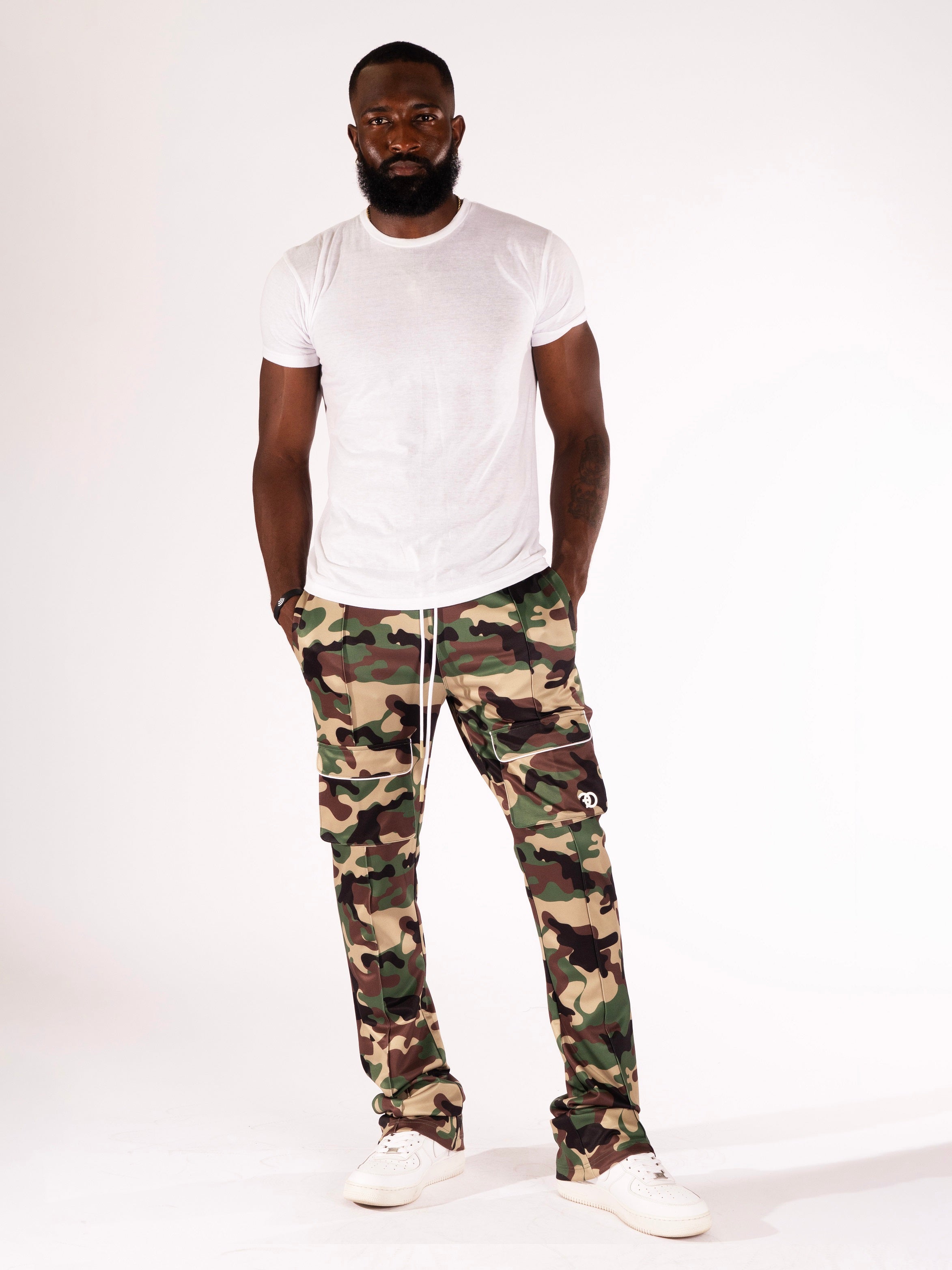 Makobi F6770 Romo Track Pants in Army, view 5