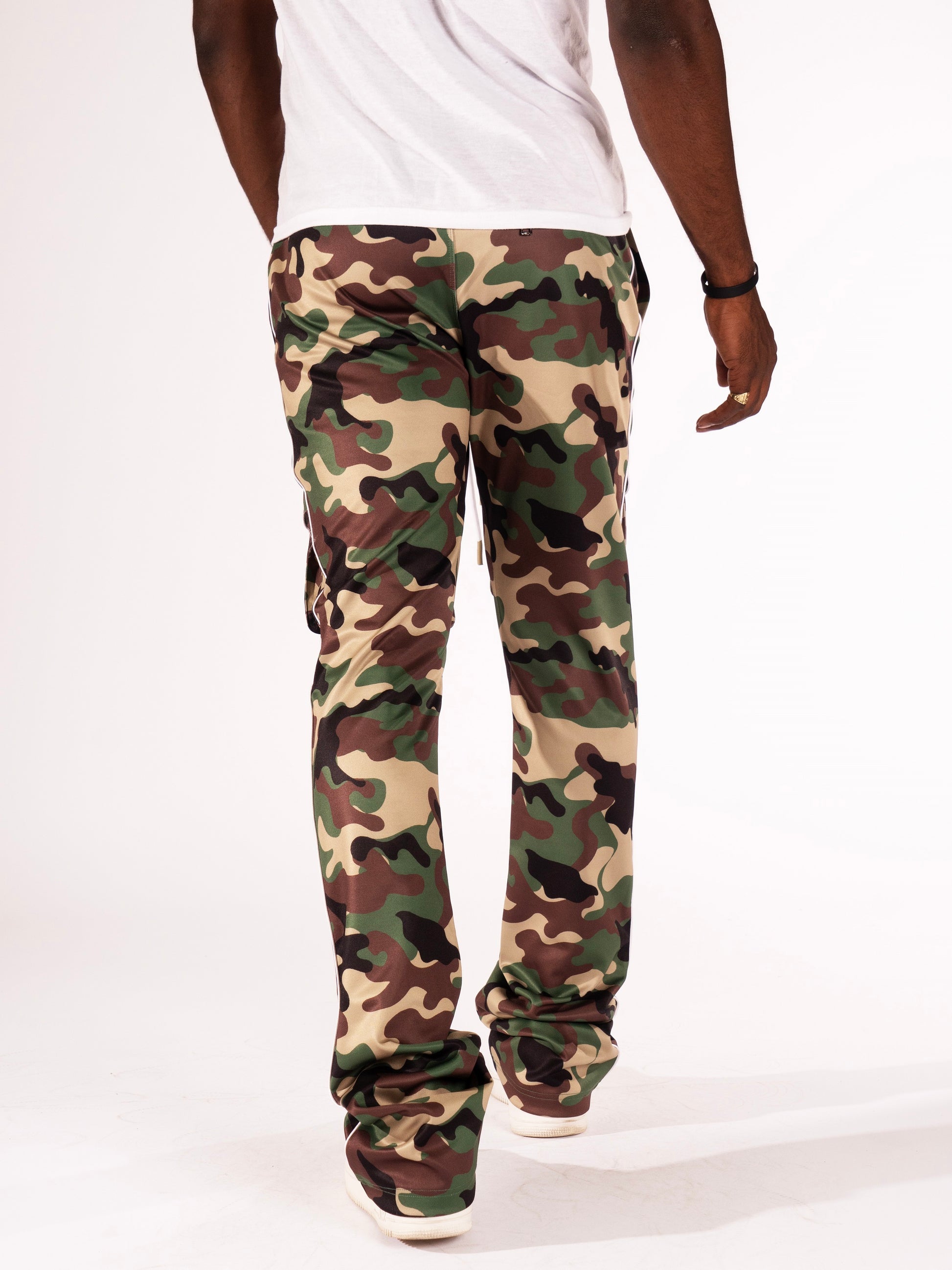 Makobi F6770 Romo Track Pants in Army, view 3