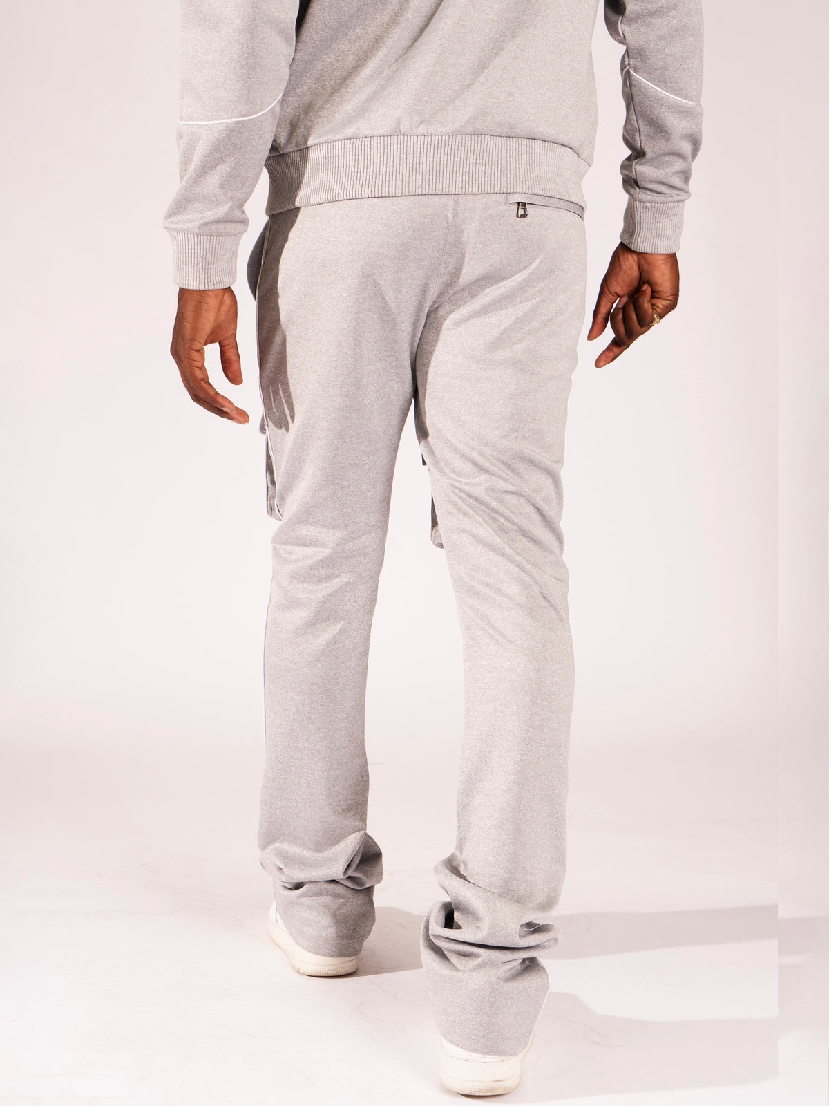 Makobi F6770 Romo Track Pants in Gray, view 3