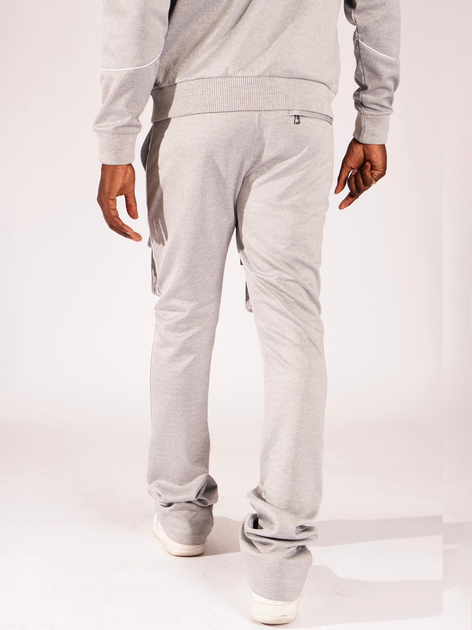 Makobi F6770 Romo Track Pants in Gray, view 3