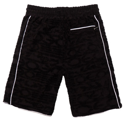 F628 "Aye ni Tirẹ" Tapestry Shorts - Black