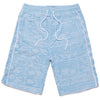 F678 Baroque Terry Shorts- Blue