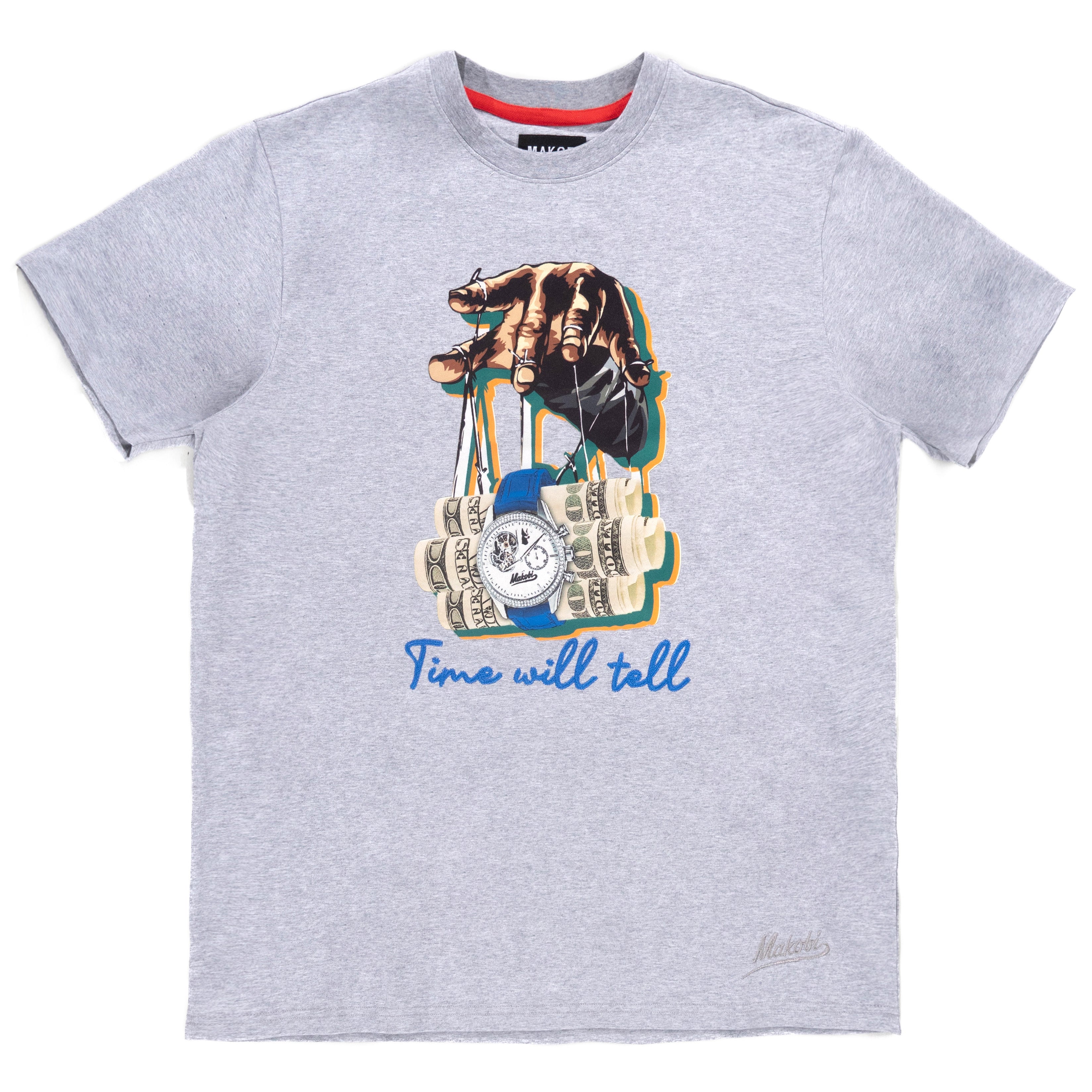 M329 Time Will Tell Tee - Gray
