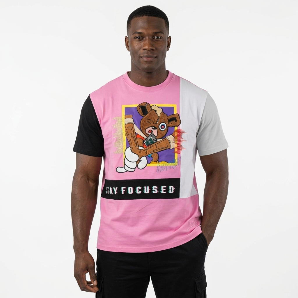 M381 Stay Focused Tee - Pink