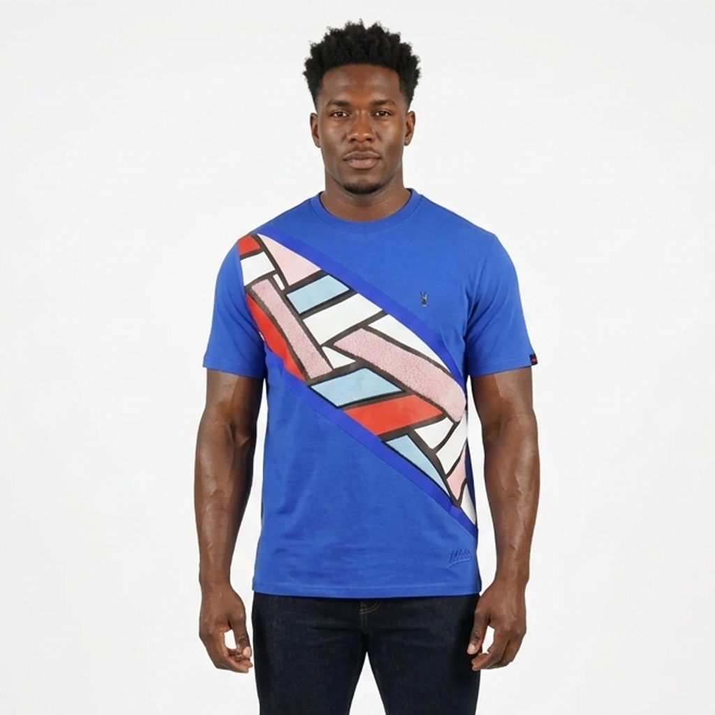 M367 Makobi Block Tee - Royal