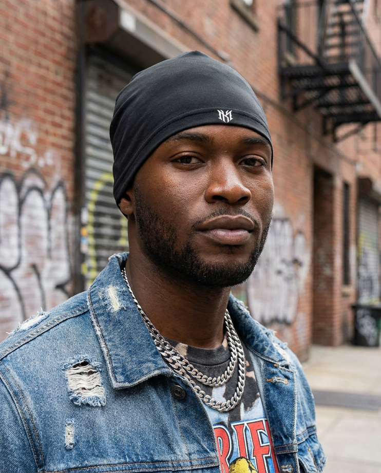 Hat | M010 Skully Beanie - Black