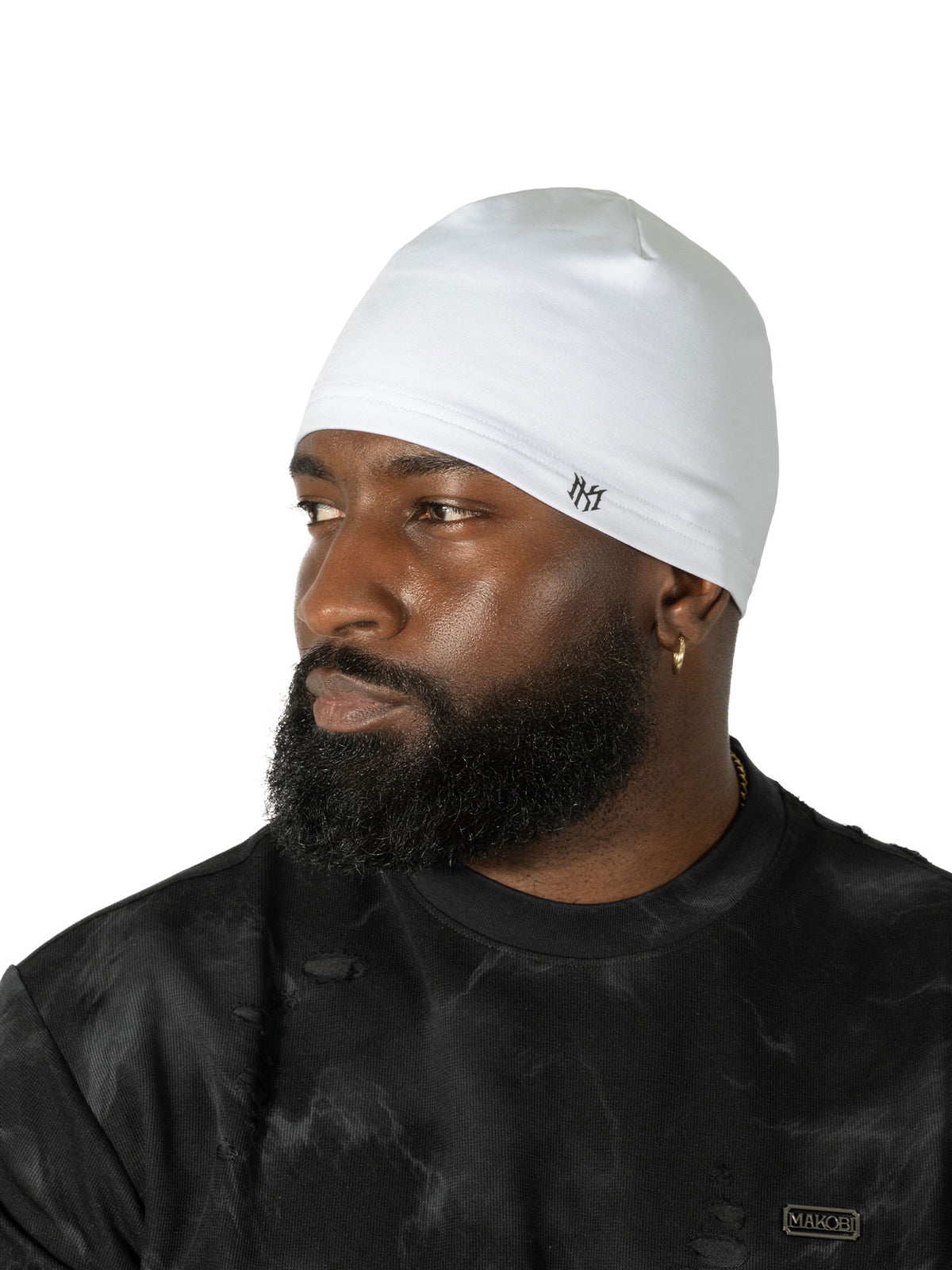 M010 Skully Beanie - White