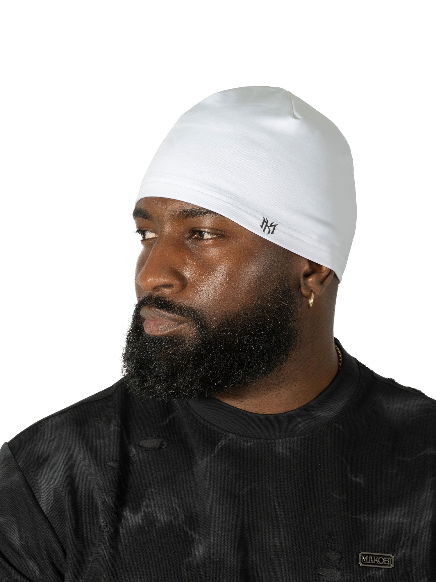 M010 Skully Beanie - White
