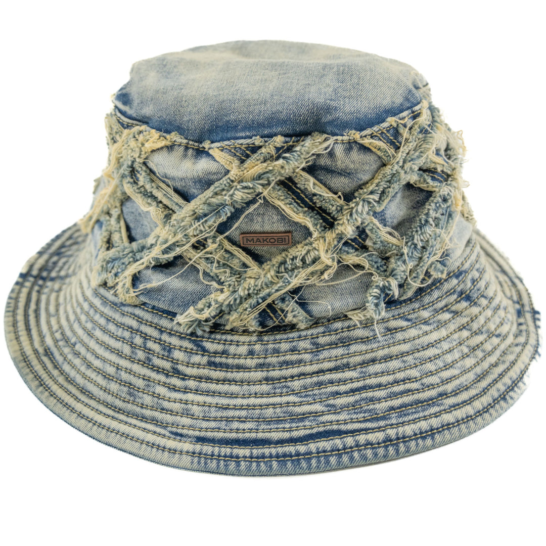 Hat | M016 Rinaldi Denim Bucket Hat - Dirt