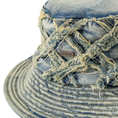Hat | M016 Rinaldi Denim Bucket Hat - Dirt