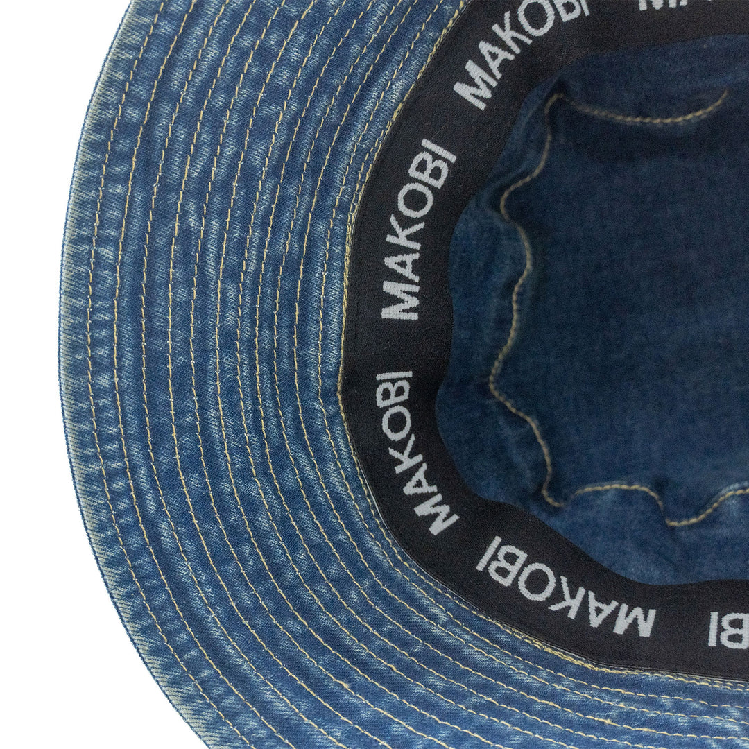 Hat | M016 Rinaldi Denim Bucket Hat - Dirt