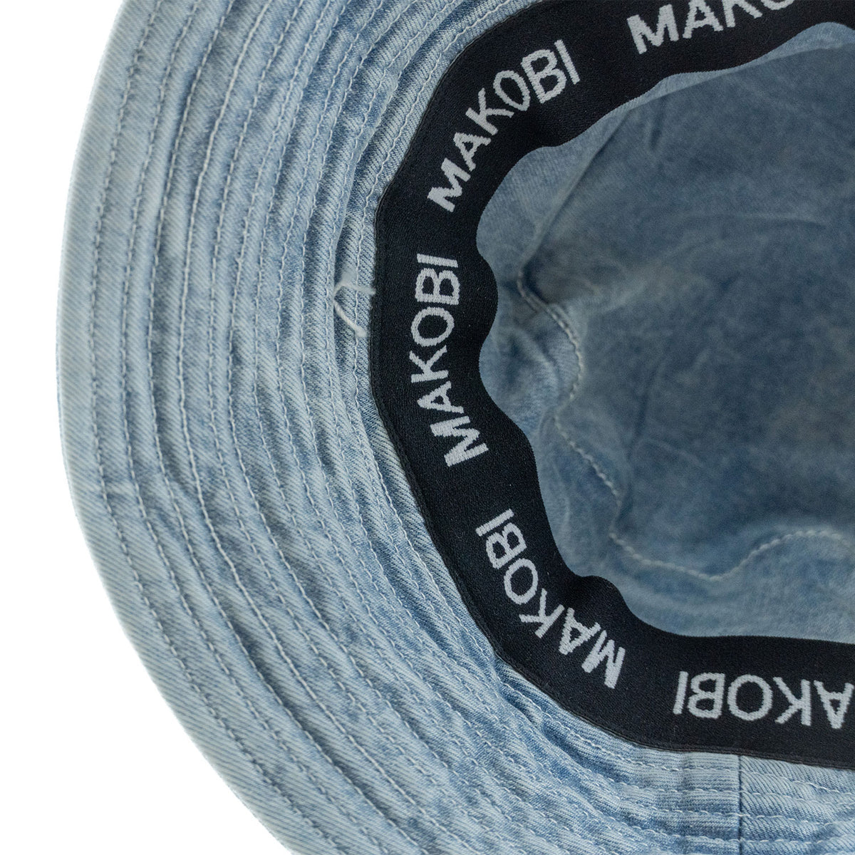 M016 Rinaldi Denim Bucket Hat - Light Wash