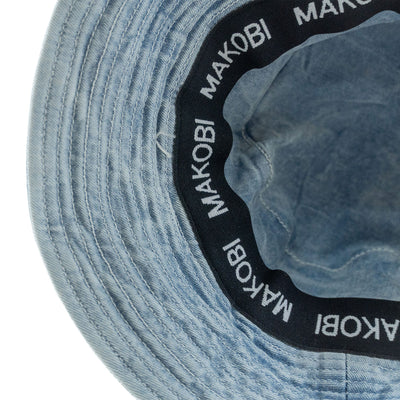 Hat | M016 Rinaldi Denim Bucket Hat - Light Wash